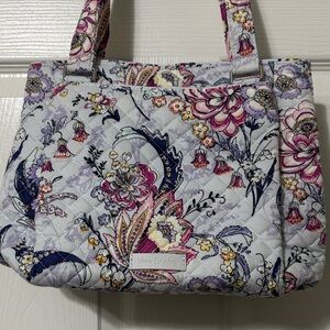 Vera Bradley Hummingbird Park shoulder bag 13”w x 10”h x 6”d